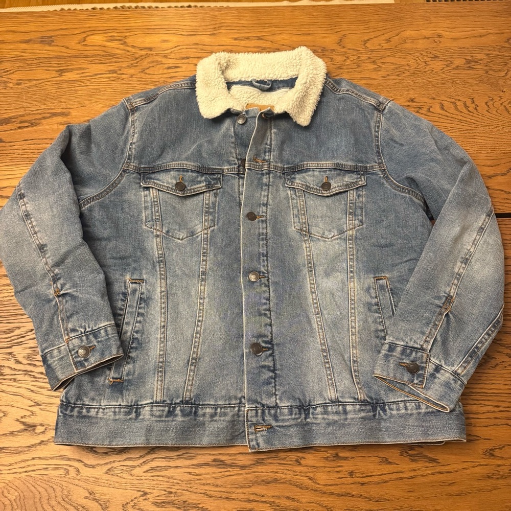 TAYLOR SWIFT 1989 (Taylor's Version) Clean Denim Jacket SZ L NEW Large